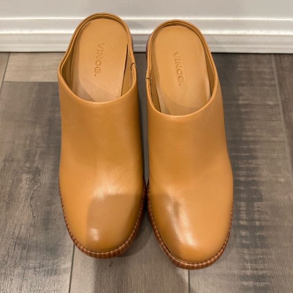 Vince Navina leather mule tan - Picture 3 of 6